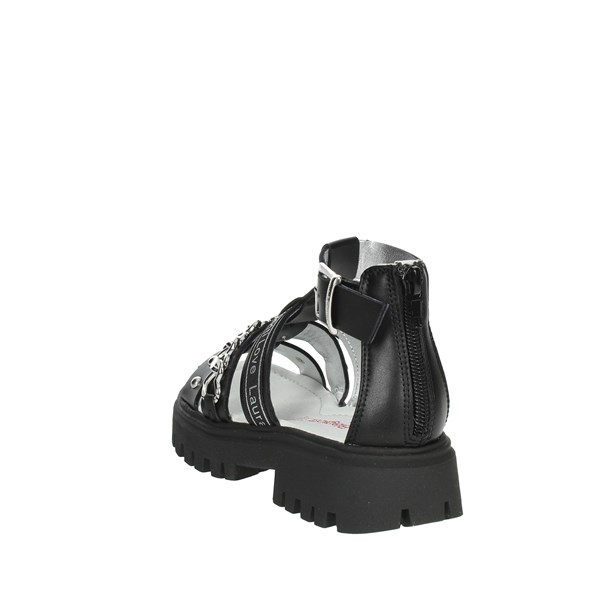 Laura Biagiotti Love Shoes Flat Sandals Black 8441