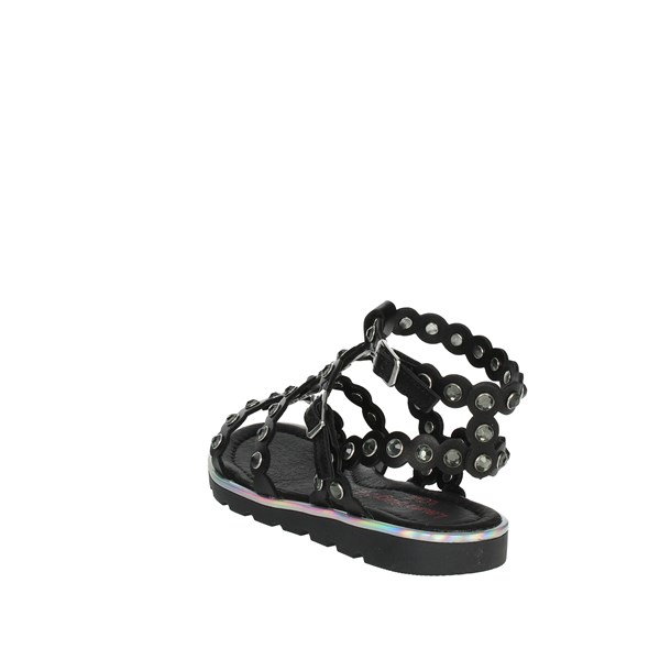 Laura Biagiotti Love Shoes Flat Sandals Black 8399