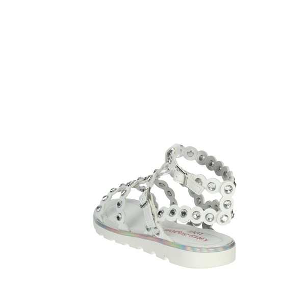 Laura Biagiotti Love Shoes Flat Sandals White 8399
