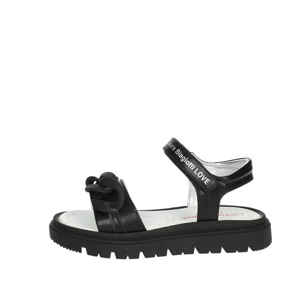 Laura Biagiotti Love Shoes Flat Sandals Black 8410