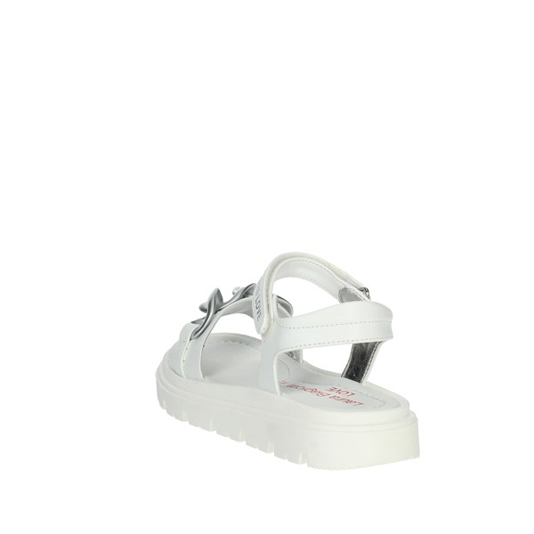 Laura Biagiotti Love Shoes Flat Sandals White 8410