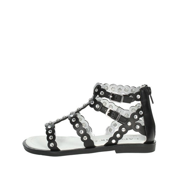 Cafenoir Shoes Flat Sandals Black C-2090
