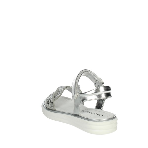 Cafenoir Shoes Flat Sandals Silver C-2110