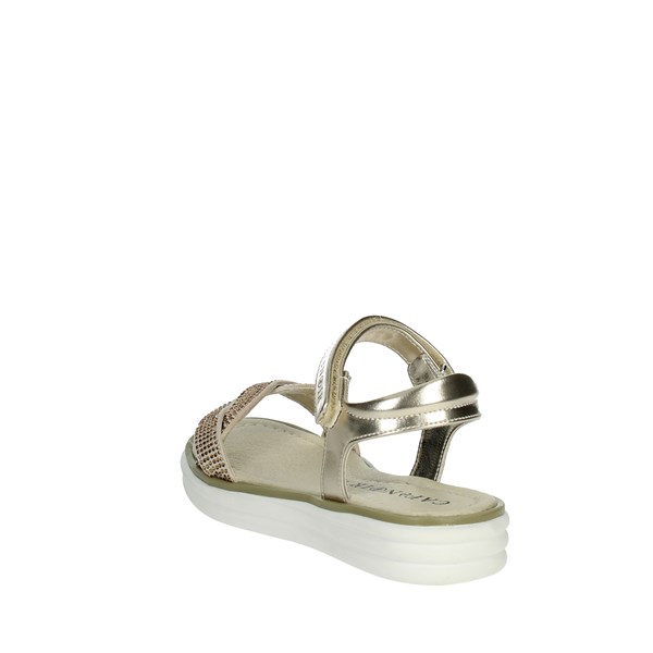 Cafenoir Shoes Flat Sandals Gold C-2110