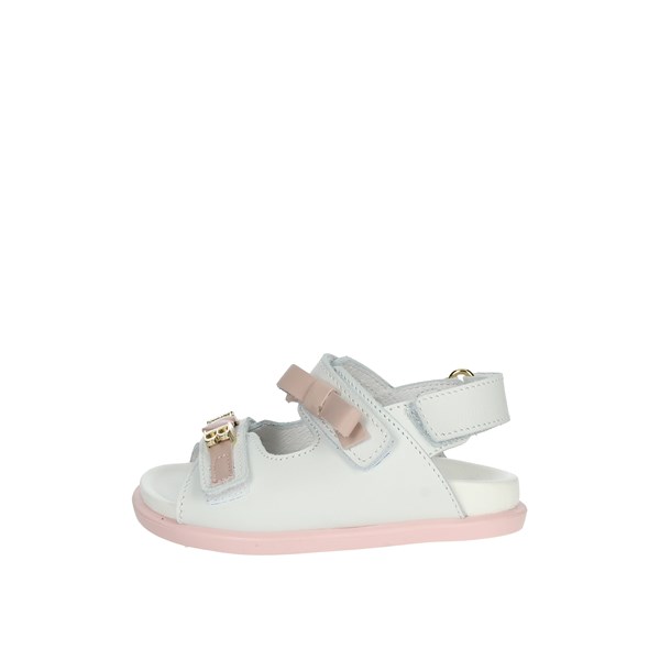 Balducci Shoes Flat Sandals White/Pink CITA6153