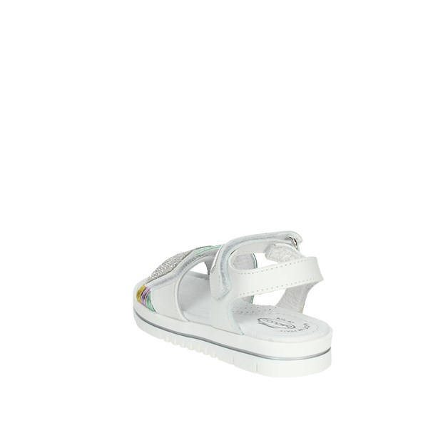 Balducci Shoes Flat Sandals White GRIG1084