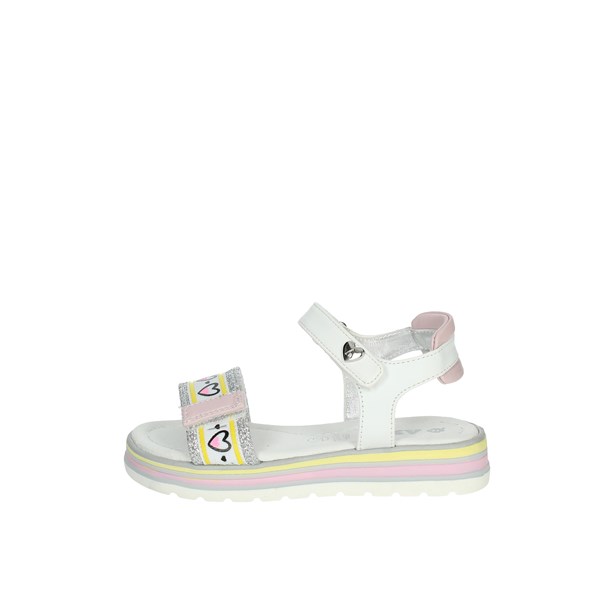 Asso Shoes Flat Sandals White/Silver AG-14964