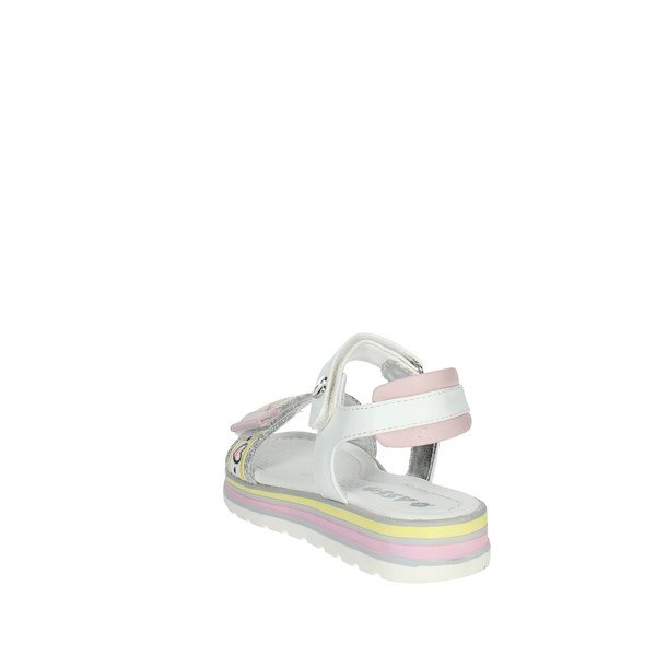 Asso Shoes Flat Sandals White/Silver AG-14964