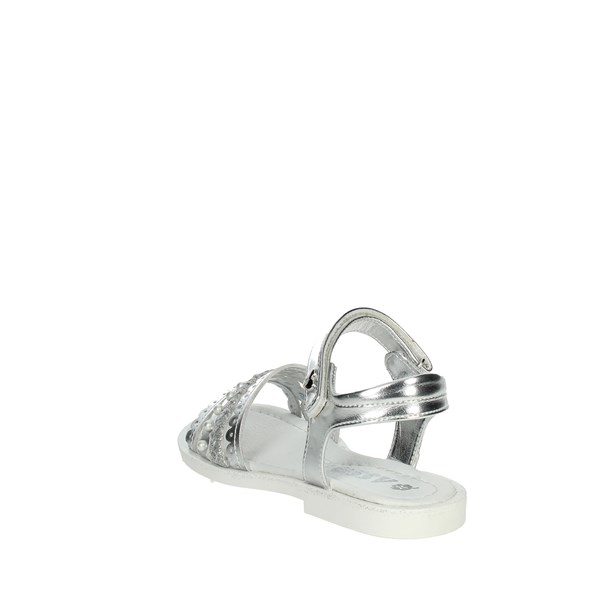 Asso Shoes Flat Sandals Silver AG-14861