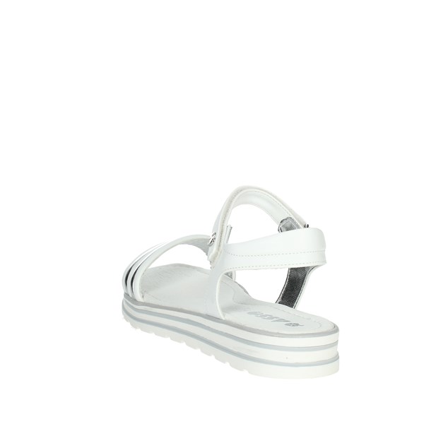 Asso Shoes Flat Sandals White AG-14962