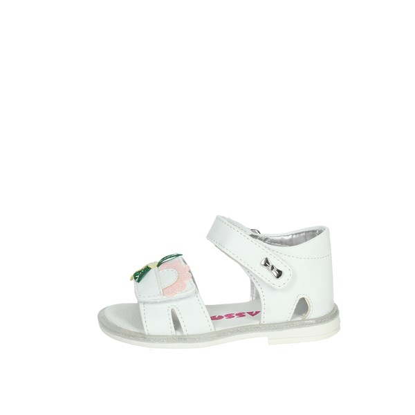 Asso Shoes Flat Sandals White AG-14981