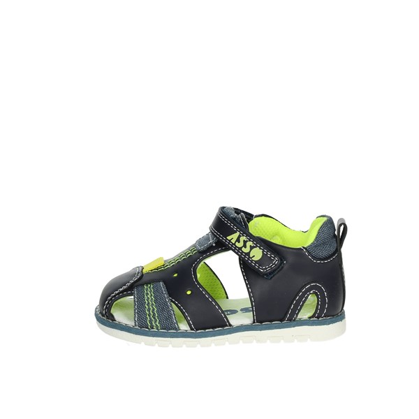 Asso Shoes Sandals Blue AG-15010