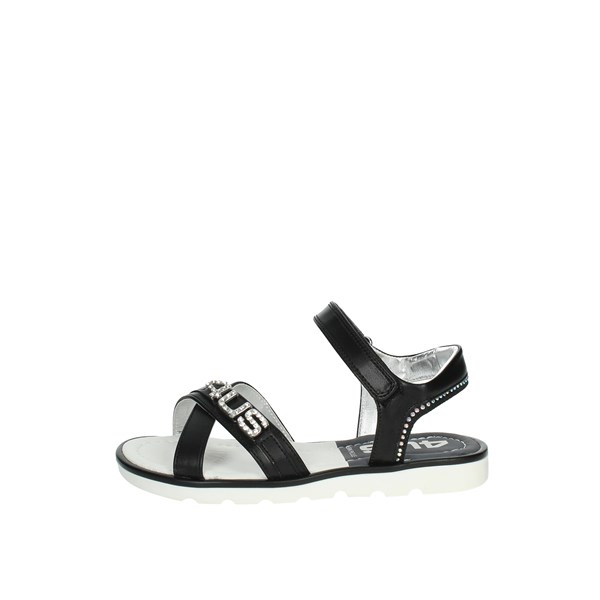 4us Paciotti Shoes Flat Sandals Black 42392