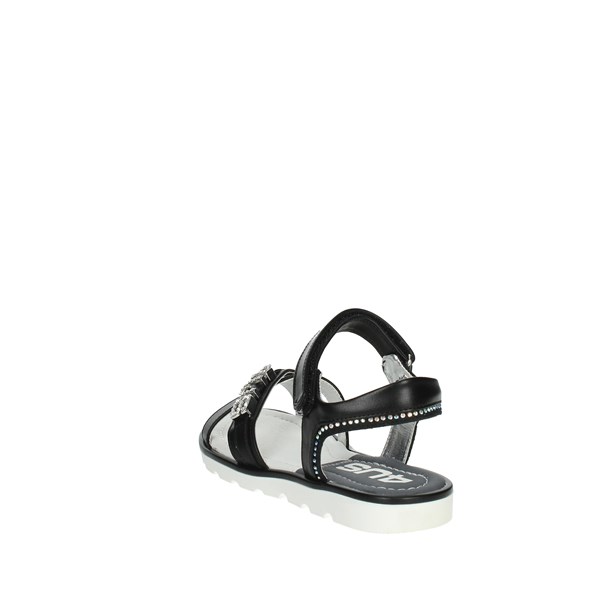 4us Paciotti Shoes Flat Sandals Black 42392