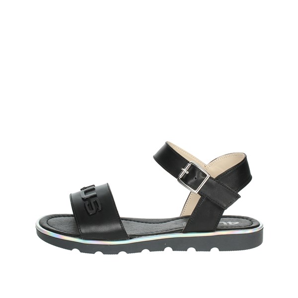 4us Paciotti Shoes Flat Sandals Black 42394