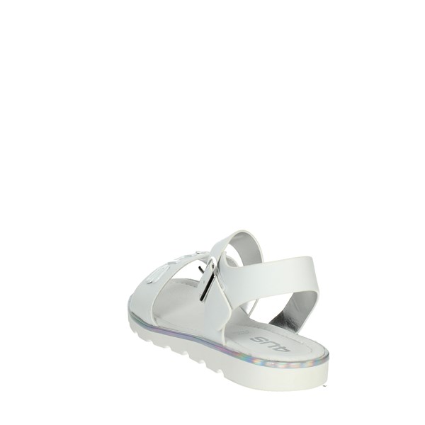 4us Paciotti Shoes Flat Sandals White 42395