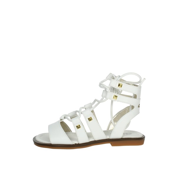4us Paciotti Shoes Flat Sandals White 41104