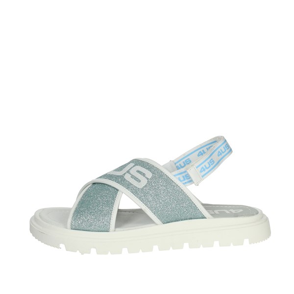 4us Paciotti Shoes Flat Sandals Sky-blue 42401