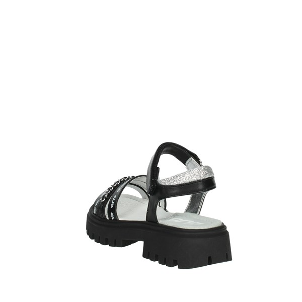 4us Paciotti Shoes Flat Sandals Black 42452