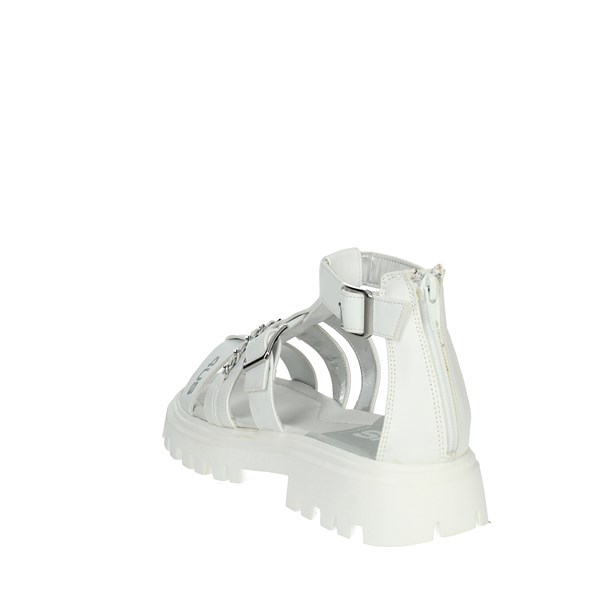 4us Paciotti Shoes Flat Sandals White 42451