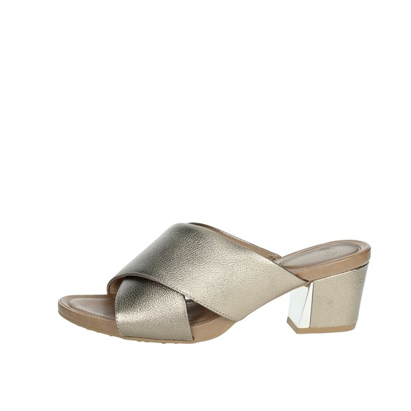 Scholl Shoes Heeled Slippers Bronze  SARAH