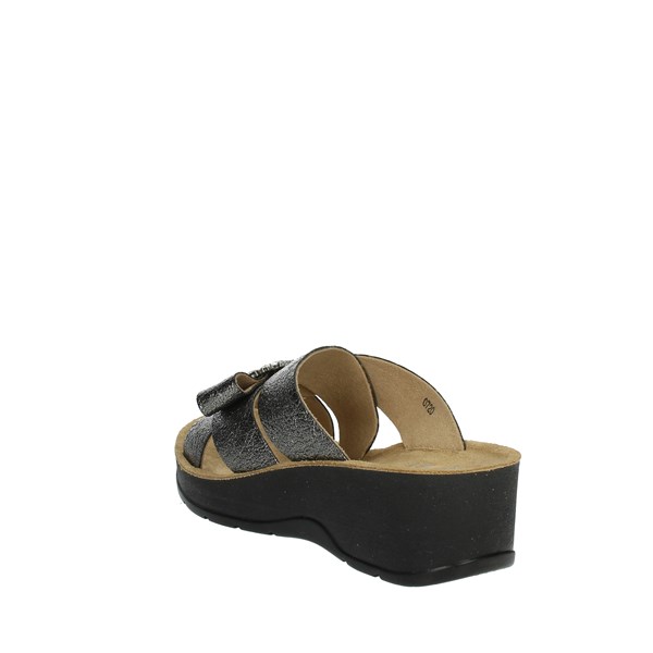 Scholl Shoes Flat Slippers Charcoal grey AURORA
