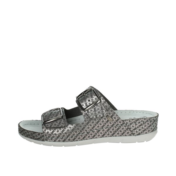 Scholl Shoes Flat Slippers Charcoal grey ABERDEEN