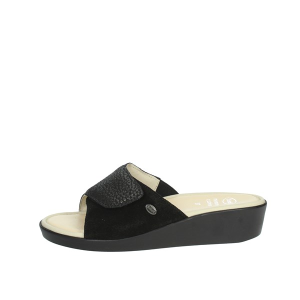 Scholl Shoes Flat Slippers Black LEDEL GLITTER