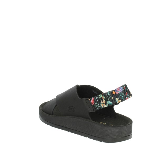 Scholl Shoes Flat Sandals Black ELLA CROSS