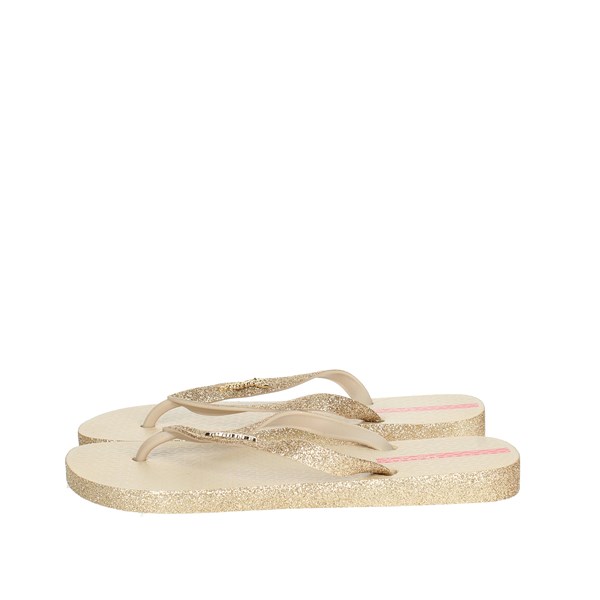 Ipanema Shoes Flip Flops Gold 27000
