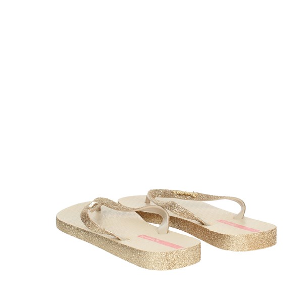 Ipanema Shoes Flip Flops Gold 27000