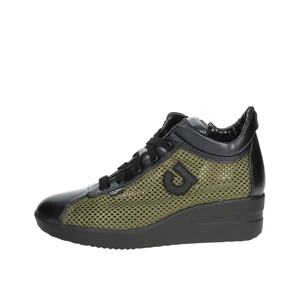 Agile By Rucoline  Shoes Sneakers Black/Dark Green JACKIE CHAMBERS 226