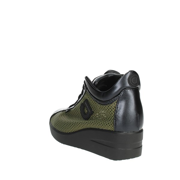 Agile By Rucoline  Shoes Sneakers Black/Dark Green JACKIE CHAMBERS 226