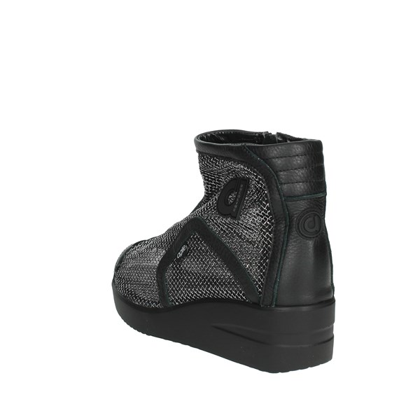 Agile By Rucoline  Shoes Sneakers Black/Silver JACKIE RETE 2635