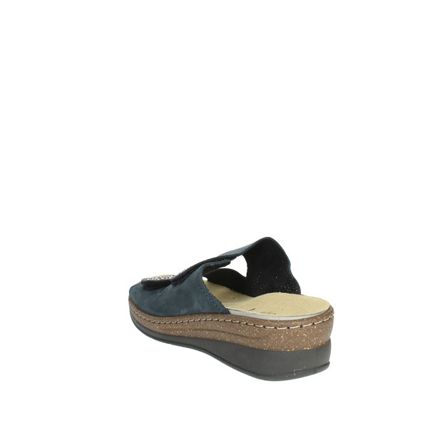 Cinzia Soft Shoes Flat Slippers Blue MQ302B