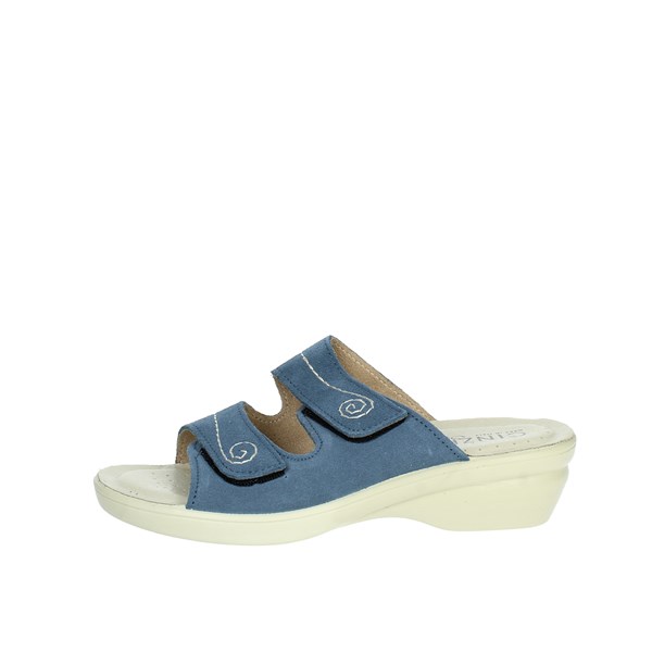 Cinzia Soft Shoes Flat Slippers Blue MQ542636