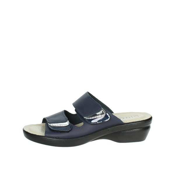 Cinzia Soft Shoes Flat Slippers Blue MQ547936
