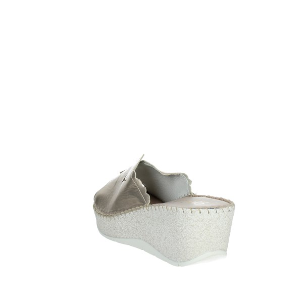 Cinzia Soft Shoes Platform Slippers Gold IU552012-NL