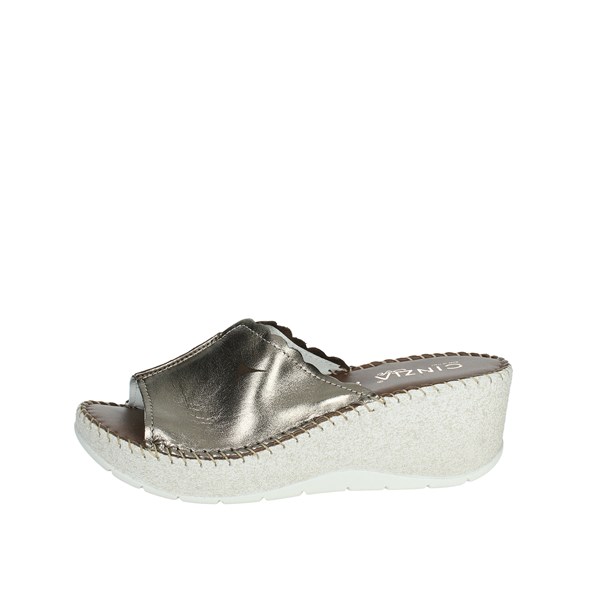 Cinzia Soft Shoes Platform Slippers Charcoal grey IU552012-NL