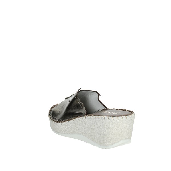 Cinzia Soft Shoes Platform Slippers Charcoal grey IU552012-NL