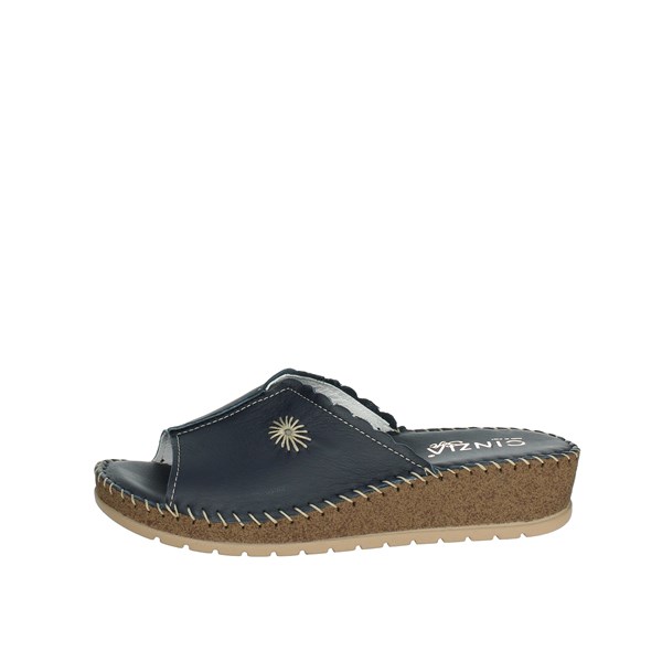 Cinzia Soft Shoes Flat Slippers Blue IU804