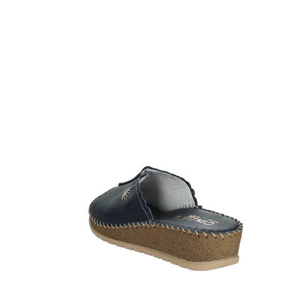 Cinzia Soft Shoes Flat Slippers Blue IU804
