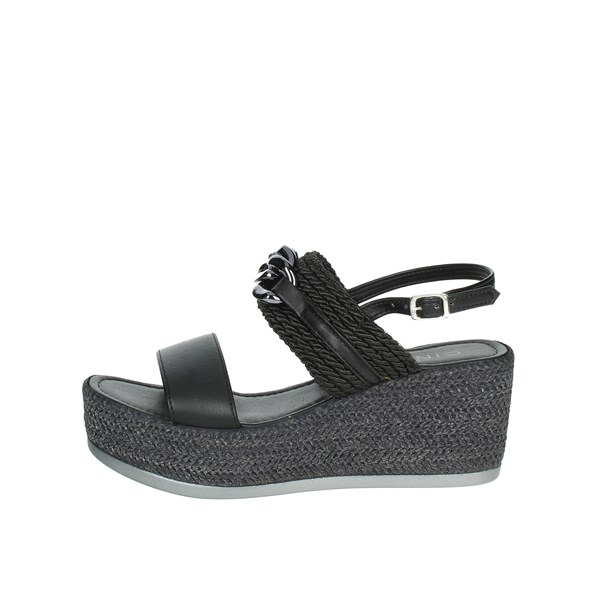 Cinzia Soft Shoes Platform Sandals Black CD521631C