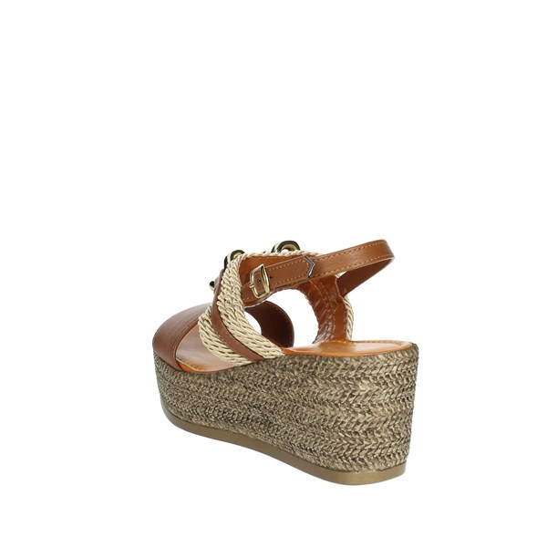 Cinzia Soft Shoes Platform Sandals Brown CD521631C