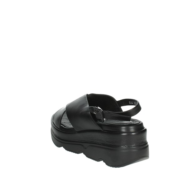 Cinzia Soft Shoes Platform Sandals Black TD004