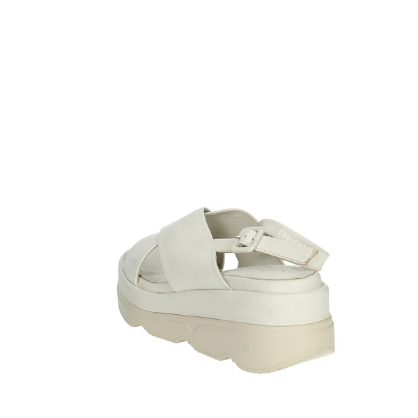Cinzia Soft Shoes Platform Sandals Creamy white TD004