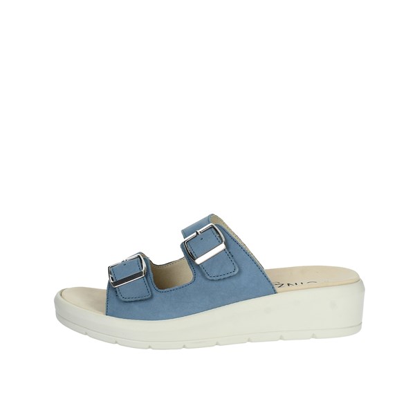 Cinzia Soft Shoes Flat Slippers Jeans GV51443-O