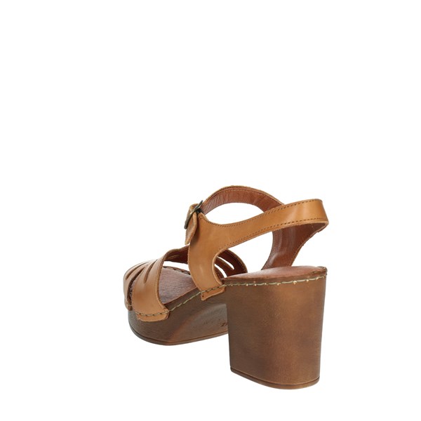 Cinzia Soft Shoes Heeled Sandals Brown leather PQ1145068