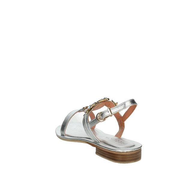 Pregunta Shoes Flat Sandals Silver 2316009