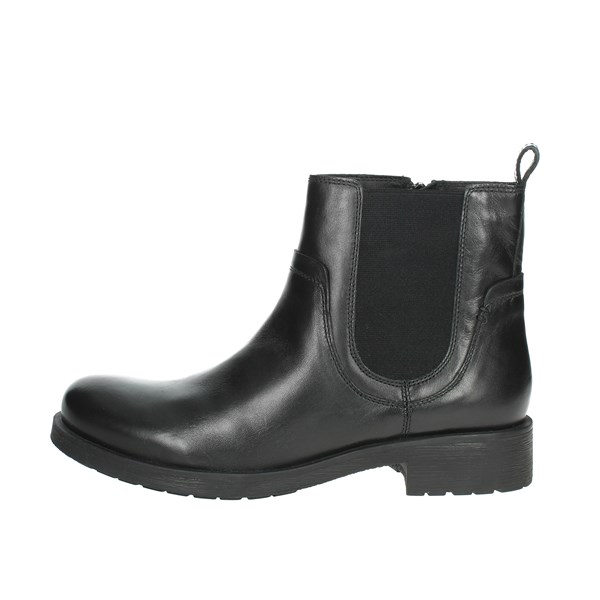 Geox Shoes Low Ankle Boots Black D166RA 000TU